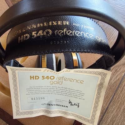 Rare Collectors Limited edition Sennheiser HD500 reference gold image 3