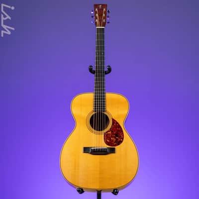 1986 Franklin Guitar Co. OM-28 Acoustic Guitar Natural image 2