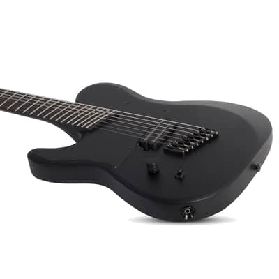 Schecter PT7MS Black Ops Lefty - Satin Black Open Pore image 4