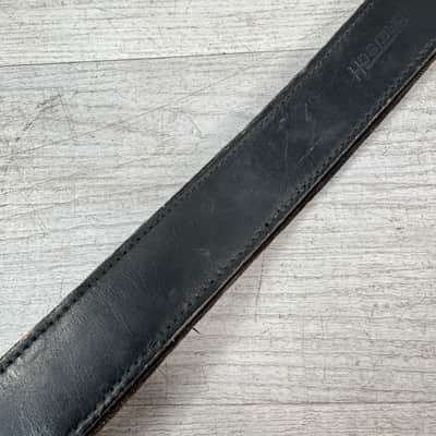 Gretsch Vintage Leather Guitar Strap - Black image 4