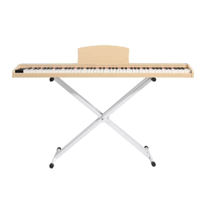 Ukscs 88 Key Full Size Semi-Weighted Standard Keyboards Wooden Digital Piano with Stand, MIDI Bluetooth, Triple Pedals Headphone and other accessories image 1
