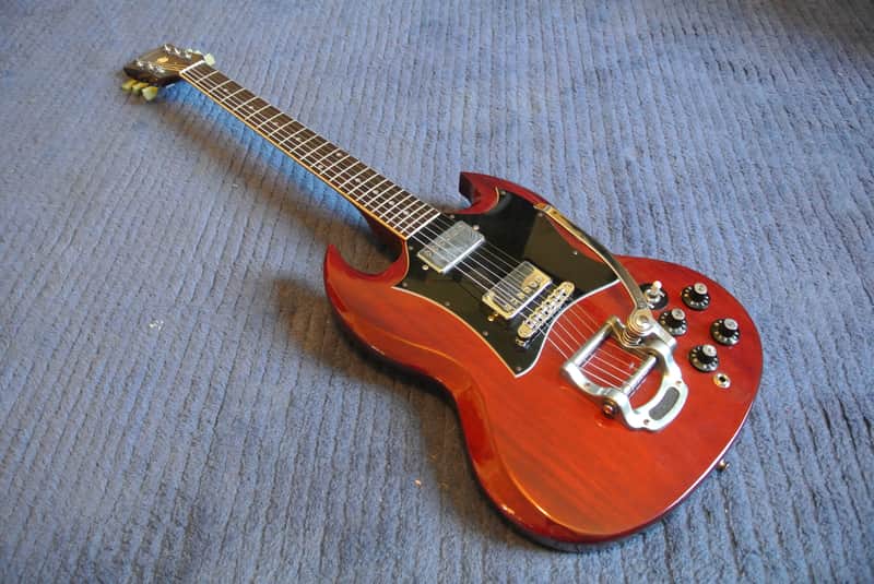 Sekova SG 1970s MIJ (with Bigsby and HSC) | Reverb
