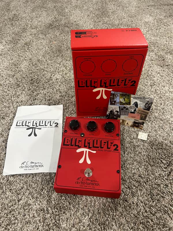 Electro-Harmonix / JHS Big Muff 2 Dual Op-Amp Fuzz 2025 - Red image 1