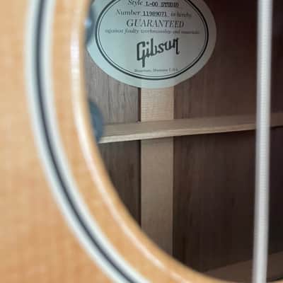 Gibson L-00 Studio Walnut 2019 - Antique Natural image 12