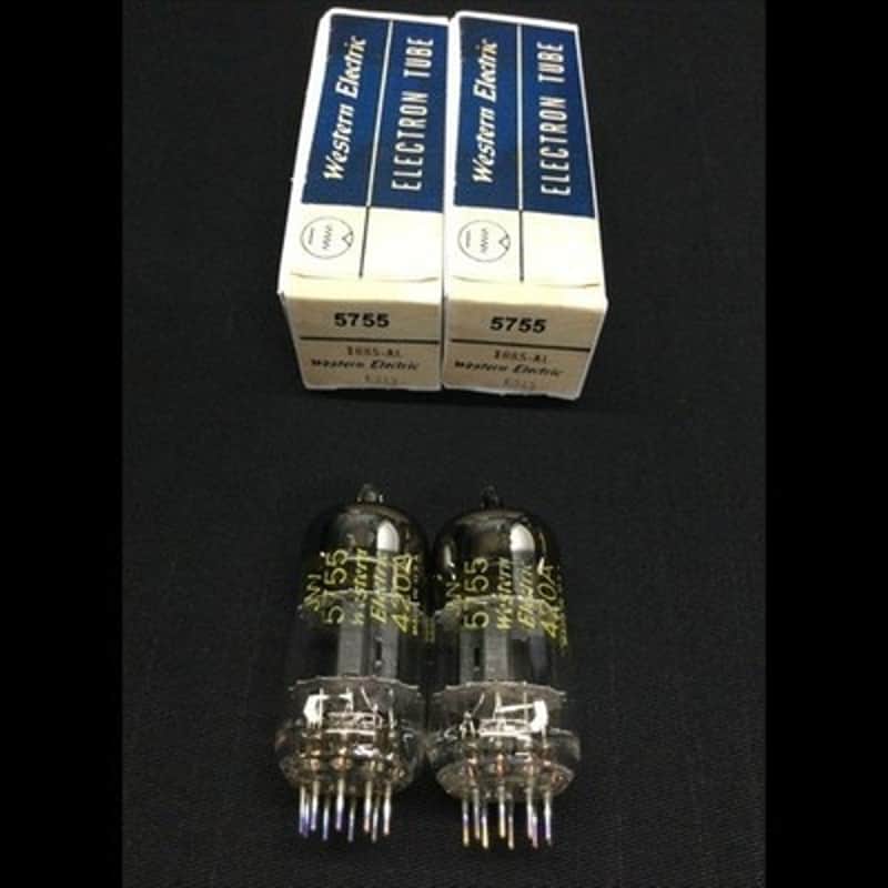 MATCHED PAIR Western Electric 5755 JW 420A (12AX7 Sub) Audio VACUUM TUBES 8.9410 image 1
