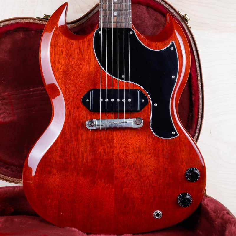 Gibson Limited Edition SG Junior 2018 Cherry Banner Logo w/ OHSC, Tags