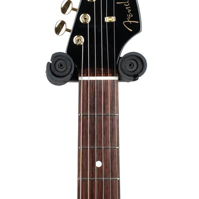 Fender Made In Japan Limited Edition Traditional II '60s Stratocaster Black w/Matching Headstock, Gold Hardware image 7
