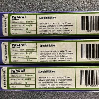 Pro-Mark Neil Peart 747 Time Machine Limited 3 pair set 2010's - Laquer image 6