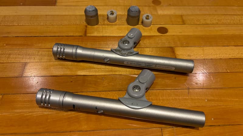 Shure SM81 (1 Pair) Microphones with Omni and Cardiioid Capsules image 1