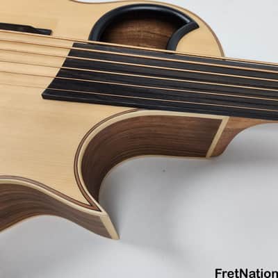 Warwick Alien 6-String Fretless Acoustic Bass Guitar Fishman 7.62lbs 8673-21 image 9