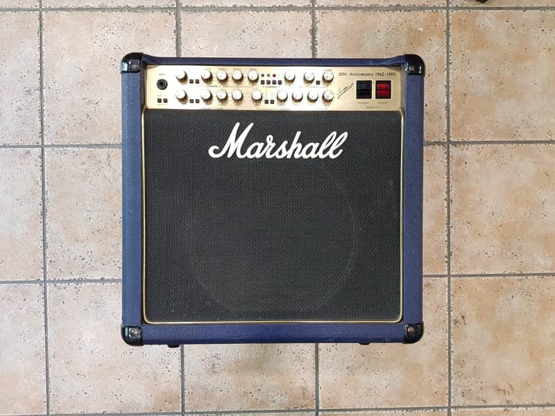 Marshall 6101 30th Anniversary 1X12 Rare Combo 1992 Blue image 1