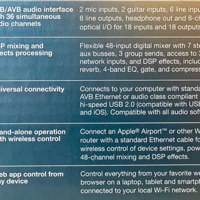 2 x MOTU UltraLite AVB: 18 x 18 USB / AVB audio interface, w/coupler & rack ears image 14
