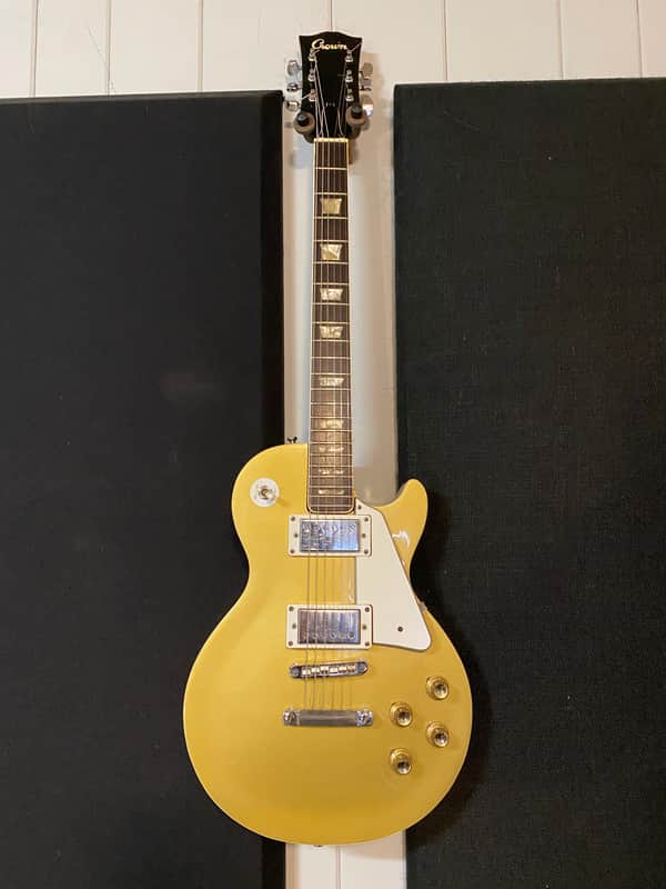 1972 Crown Gold Top Les Paul Lawsuit Guitar Matsumoko Japan 1970's 1970's Gold Top image 1