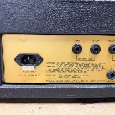 Marshall Silver Jubilee BASS head 3530 image 5