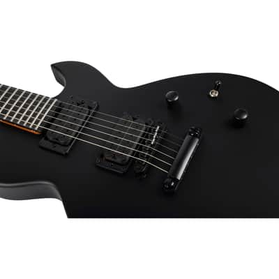 Spira L-400 MBK  400 Series Single Cutaway Roasted Poplar Body Canadian Roasted Maple Neck 6-String Electric Guitar image 9