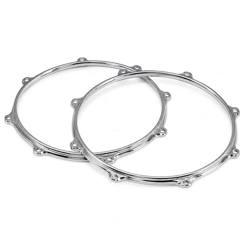 13" Drum Hoop – 8-Lug – Chrome Steel – Set of 2 image 1