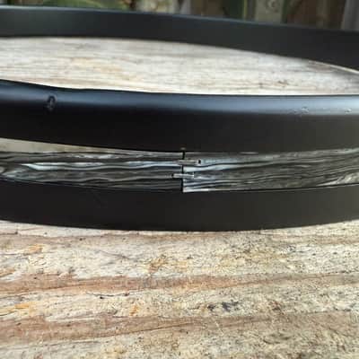Ludwig 22" Black Oyster Pearl Basss Drum Hoop - Original Inlay image 2