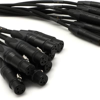 Mogami Gold 8 TRS-XLRF 8-channel 1/4 inch TRS Male to XLR Female Snake - 5 foot image 1