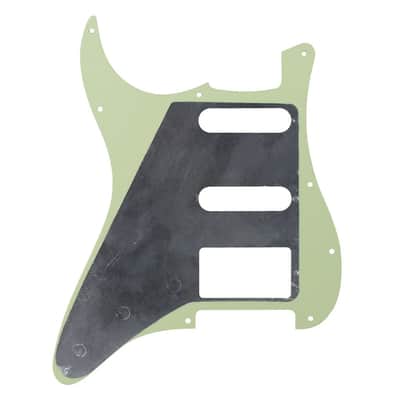 11 Holes HSS Pickguard ST Style Guitar Pickguard Pickguard Scratchplate with Screws,3Ply Mint Green image 3
