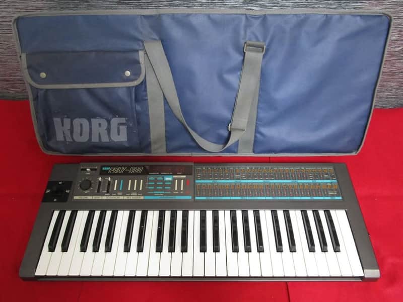 Korg Poly-800 w/ Original Korg Gig Bag & New Memory image 1