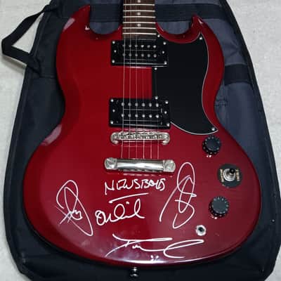 Epiphone SG Special/News Boys Band Autographed - Red image 1