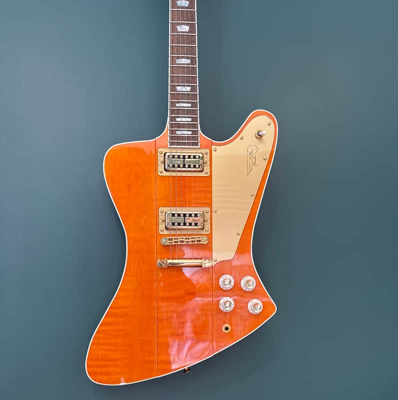 Kauer Banshee Deluxe – Round Up Orange – TV Jones Power’Tron – Mono Case – Handbuilt in the USA image 1