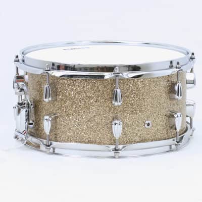TreeHouse Custom Drums 6½x13 8-ply Maple Snare Drum - Ginger Glass Glitter image 3
