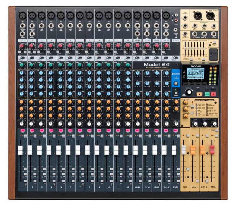 Tascam Model 24 Digital Multitrack Recorder / Analog Mixer / USB Interface image 1