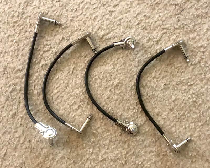8 x 6" Pancake RA Patch cables - Hosa (4) and Non-Hosa (4). Free shipping image 1
