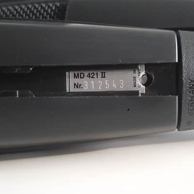 3x Sennheiser MD 421 II Cardioid Dynamic Microphones 2002 - Present - Black image 16