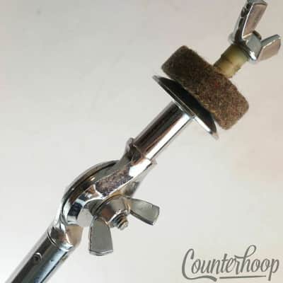 *Ludwig Cymbal Stand Atlas Chrome Crash/Ride Single-Braced USA Vintage 60 Excl* image 4