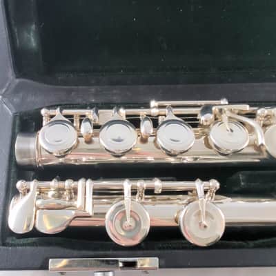 Pearl PF-665 CC flute solid silver headjoint image 2