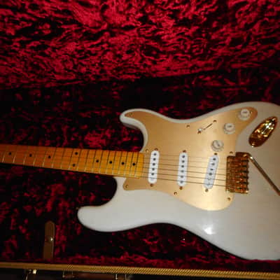 Scarecrow Guitars 1956 Mary Kay Stratocaster Tribute Fender Licensed neck and all fender electronics and hardware 2024 - Blonde (light Relic) image 1