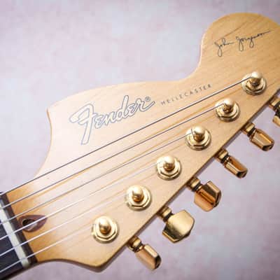 FENDER MIJ Hellecasters Limited Edition John Jorgenson Stratocaster "Black Gold Sparkle + Rosewood" (1997) image 11
