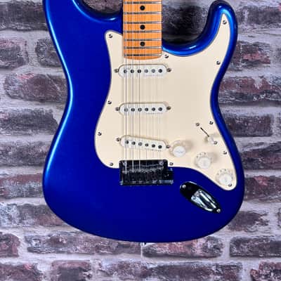 Fender American Ultra Stratocaster Cobra Blue Maple OCCASION image 3