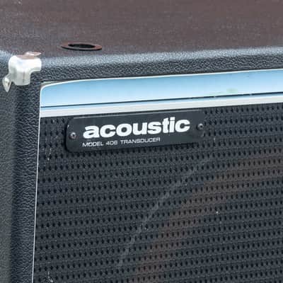 Vintage early 70s Acoustic 406 Transducer 1 x 18" Bass Cabinet image 3