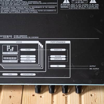 Yamaha Japan FS1R FM & Formant Tone Generator - Rack Unit image 6