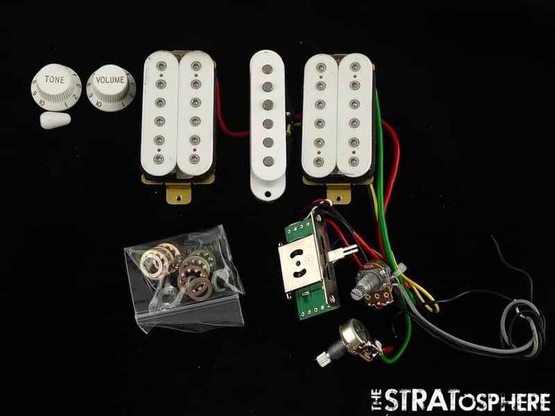 LEFTY Ibanez JEMJRSP Steve Vai HSH PICKUPS POTS KNOBS SWITCH JACK Quantum image 1
