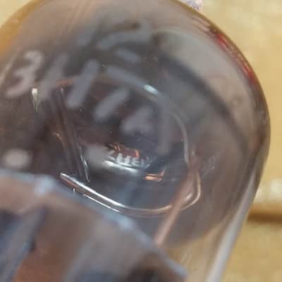 CBS 12BH7A tNOS AT1000 TESTED Balanced! PI Vacuum Tube black plate 12BH7 dual triode 1951-1959 image 9
