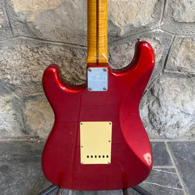 Fender Stratocaster ST-57AS 40th Anniversary - Candy Apple Red - Foto Flame (1994) image 12