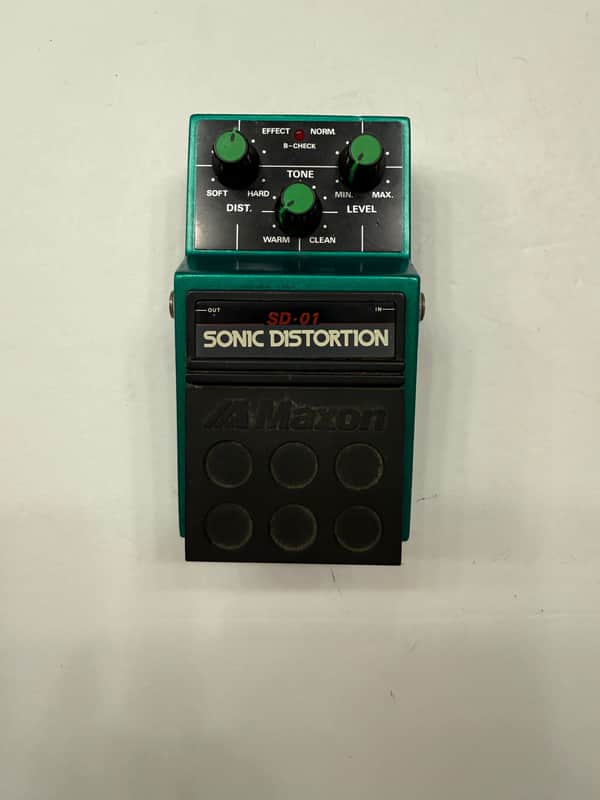 Maxon SD-01 Sonic Distortion Vintage Guitar Effect Pedal MIJ Japan image 1