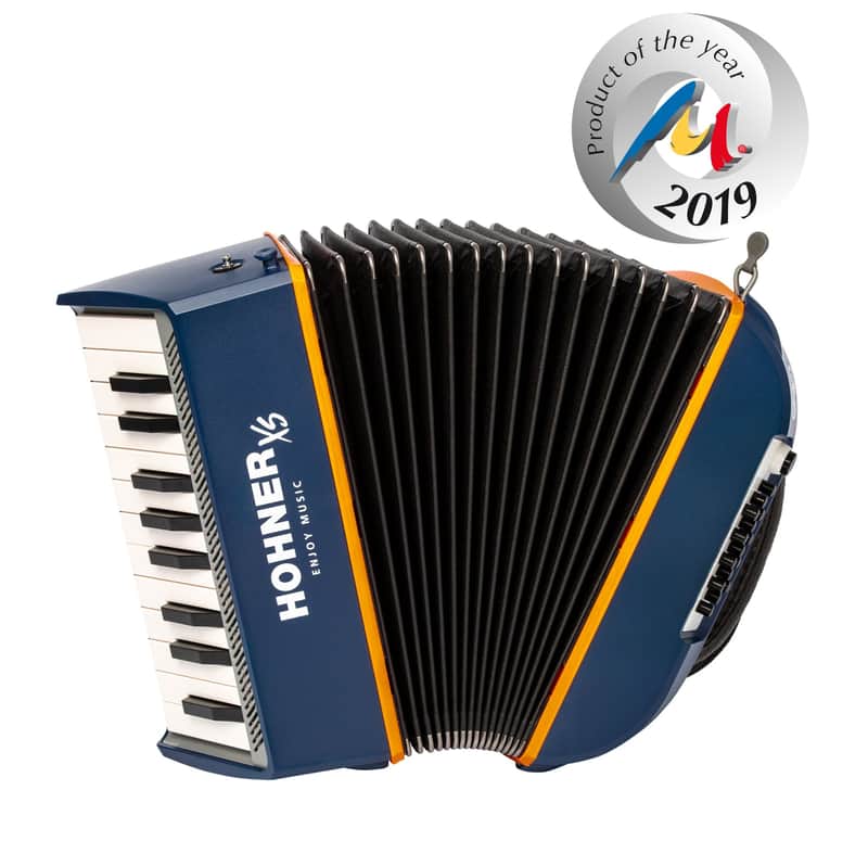 Hohner XS Kinderakkordeon blau-orange image 1