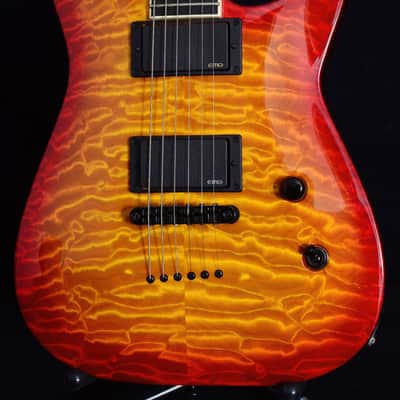 Used Charvel Custom Shop Set Neck  Cherry Sunburst image 2