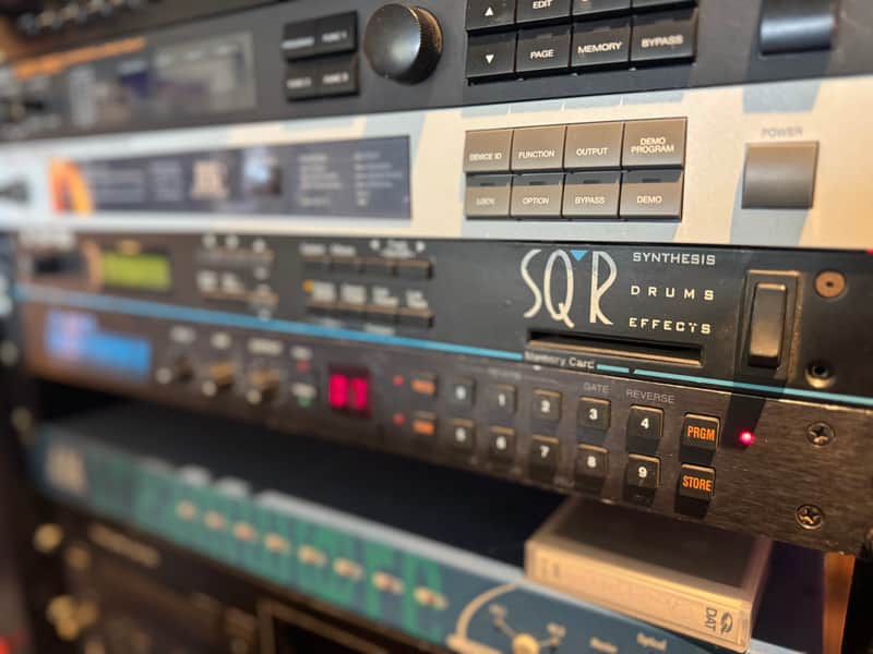 Ensoniq SQ-R Plus Rackmount Digital Synthesizer 1990s - Black image 1