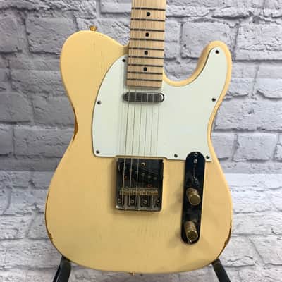 Slick SL51 T Style Electric Guitar Cream Finish image 1