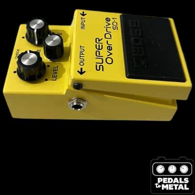 Boss SD-1 Super OverDrive (Silver Label) 1997 - Present - Yellow - X18013 image 3