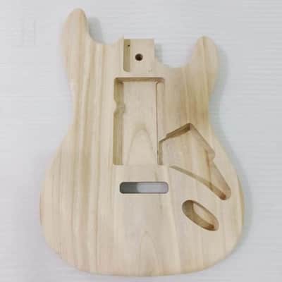 Unfinished Poplar Wood Stratocaster Strat Style Body image 20