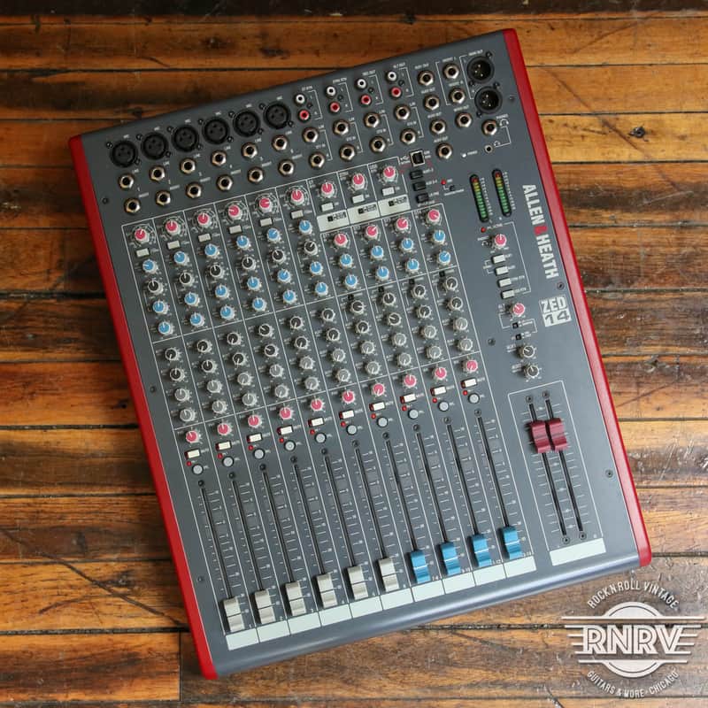 Allen & Heath ZED-14 14-Channel Mixer 2007 - Present - Black/Red image 1