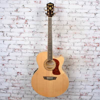 Washburn - J40SCE Heritage 40 Series Jumbo - Acoustic-Electric Guitar - Natural - USED image 2