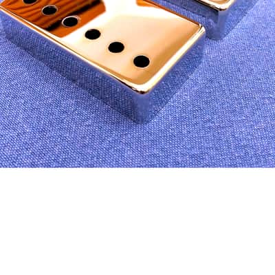 D'Angelico Humbucking Pickup Covers Chrome 2020 - Chrome image 7